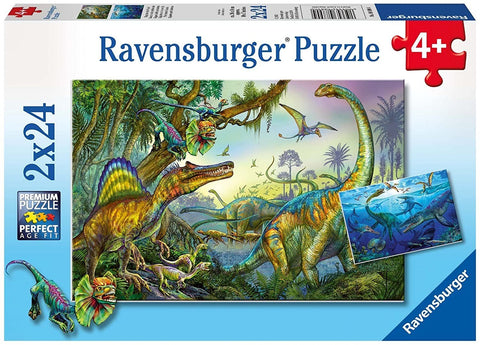 2X24 Puzzles: Prehistoric Giants - Hobby.lt 🇬🇧