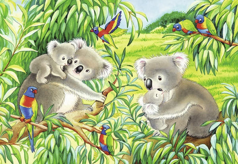 2X24 Puzzles: Sweet Koalas and Pandas - Hobby.lt 🇬🇧