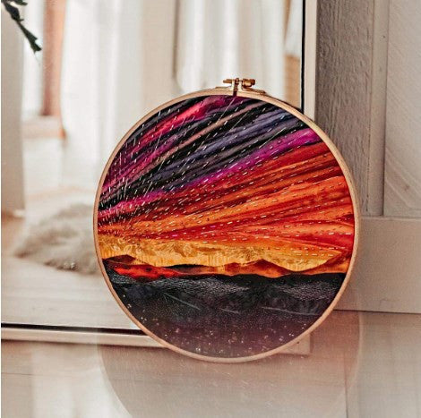 Nurge 30 cm Beech Wood Embroidery & Quilting Hoop, Metal Screw, Natural Light Wood, Cross Stitch and Appliqué