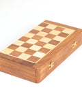 30X30CM CLASSIC MAGNETIC WOODEN FOLDING CHESS SET - Hobby.lt 🇬🇧