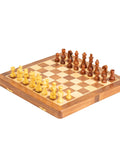 30X30CM CLASSIC MAGNETIC WOODEN FOLDING CHESS SET - Hobby.lt 🇬🇧