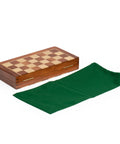 30X30CM MEDIUM SIZE CLASSIC MAGNETIC WOODEN FOLDING CHESS SET - Hobby.lt 🇬🇧