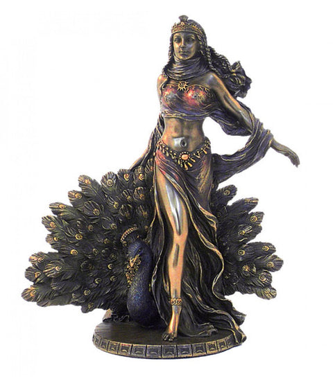 Hera Greek Goddess Statue, Bronze Resin 25cm, Handmade in Italy Decor Gift