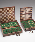 38x38CM MAGNETIC COMPLETE SET CHESS+CHECKER+BACKGAMMON SET - Hobby.lt 🇬🇧