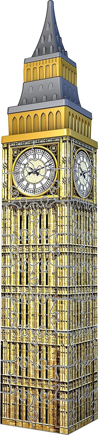 3D Mini Puzzle - Big Ben 54 Piece Puzzle - Hobby.lt 🇬🇧