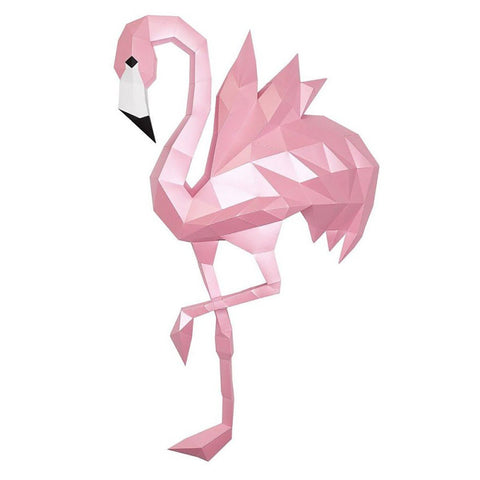 3D Papercraft Flamingo PP - 1FLM - PIN - Hobby.lt 🇬🇧