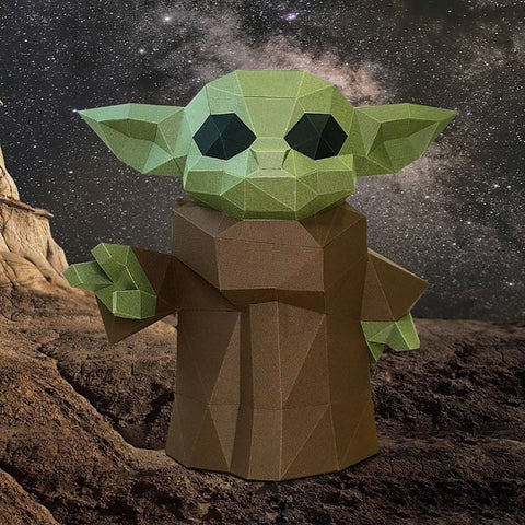 3D Papercraft Kit Baby Yoda PP - 2YDA - 3WAS - Hobby.lt 🇬🇧