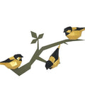 3D Papercraft Kit Birds (gold) PP - 1PTC - 2GB - Hobby.lt 🇬🇧