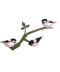 3D Papercraft Kit Birds (pink) PP - 1PTC - 2PB - Hobby.lt 🇬🇧