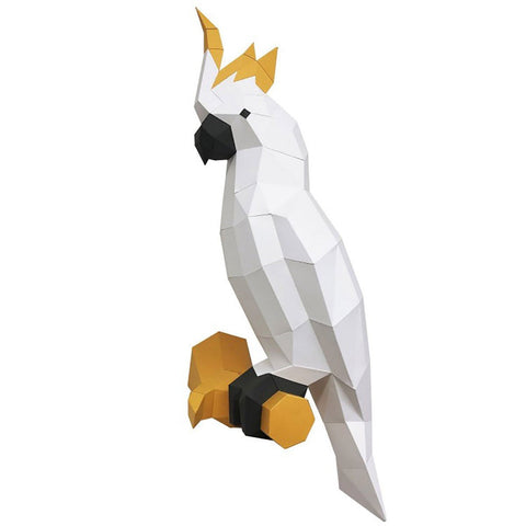 3D Papercraft Kit Cockatoo PP - 1KKD - 2WK - Hobby.lt 🇬🇧