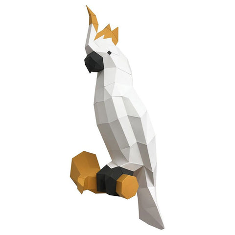 3D Papercraft Kit Cockatoo PP - 1KKD - 2WK - Hobby.lt 🇬🇧