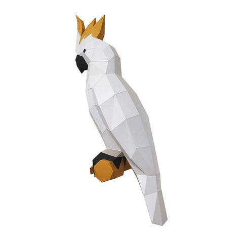 3D Papercraft Kit Cockatoo PP - 1KKD - 2WK - Hobby.lt 🇬🇧