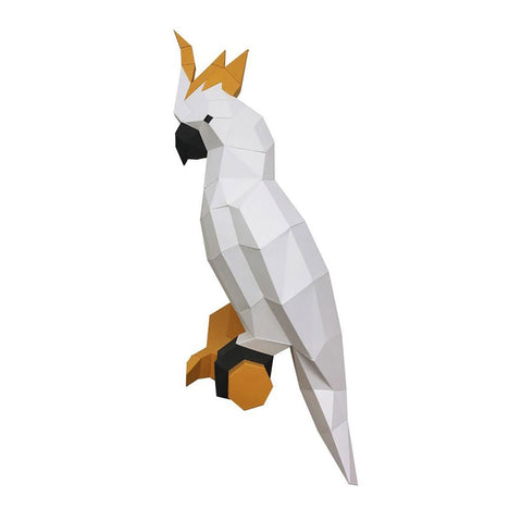 3D Papercraft Kit Cockatoo PP - 1KKD - 2WK - Hobby.lt 🇬🇧