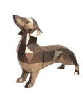 3D Papercraft Kit Dachshund (bronze) PP - 2TKS - BRO - Hobby.lt 🇬🇧