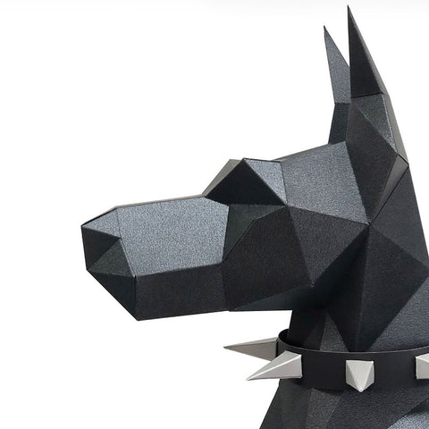 3D Papercraft Kit Doberman PP - 2DBR - BLA - Hobby.lt 🇬🇧