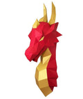 3D Papercraft Kit Dragon (Red) PP - 1DRA - 2RG - Hobby.lt 🇬🇧