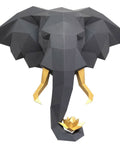 3D Papercraft Kit Elephant and Lotus PP - 1SLL - 2GG - Hobby.lt 🇬🇧