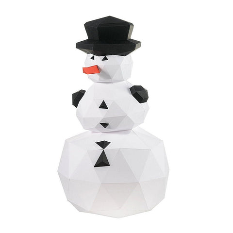 3D Papercraft Kit Snowman PP - 2SNO - WHI - Hobby.lt 🇬🇧