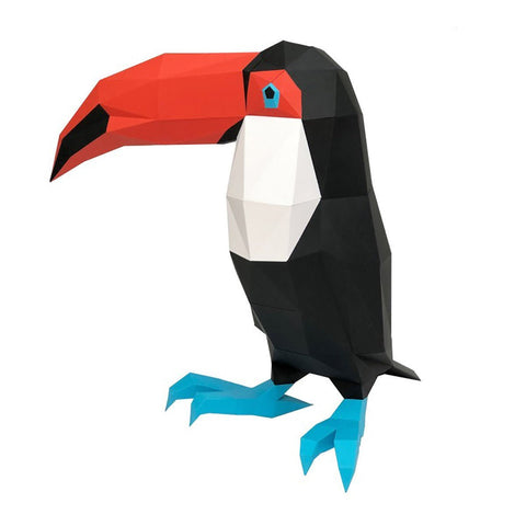 3D Papercraft Kit Toucan PP - 2TUK - BWS - Hobby.lt 🇬🇧