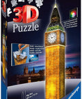 3D Puzzle Big Ben With Light - Hobby.lt 🇬🇧