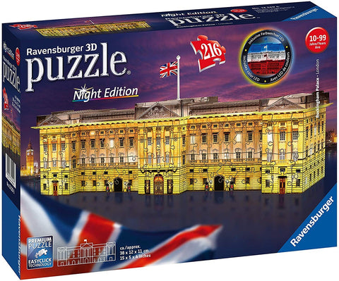 3D puzzle Buckingham Palace Night Edition - Hobby.lt 🇬🇧