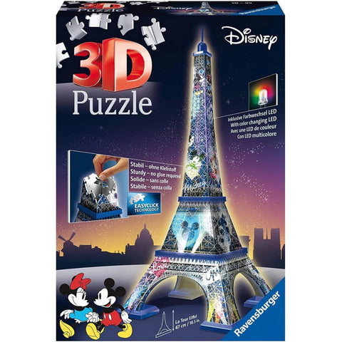 3D puzzle Disney Eiffel Tower with light - Hobby.lt