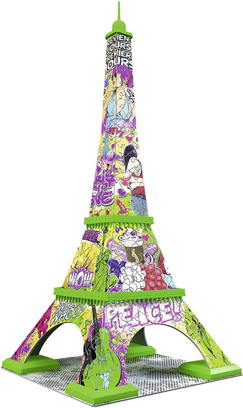 3D Puzzle Eifel Tower Pop Art