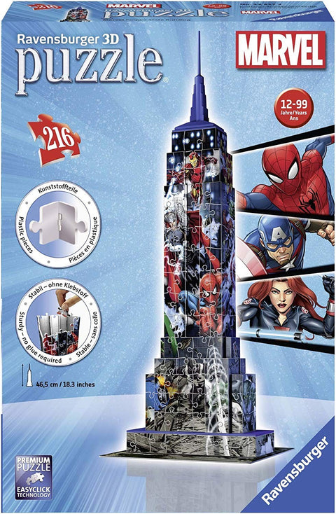 3D Puzzle Emp. St. Build. MARVEL