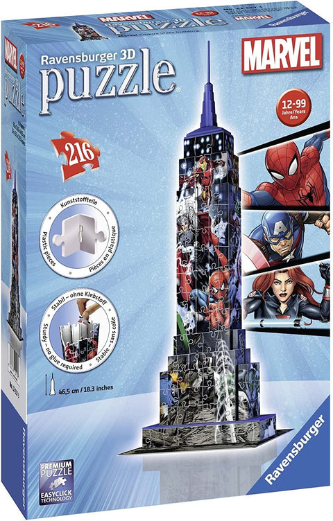 3D Puzzle Emp. St. Build. MARVEL