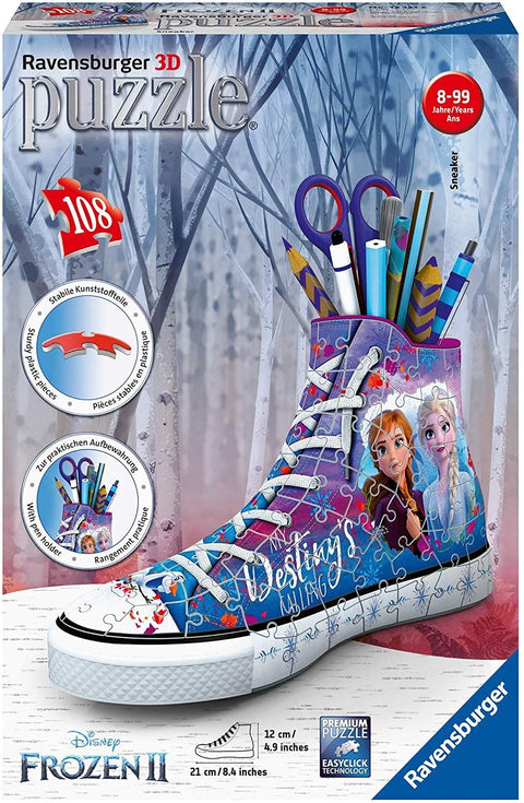 3D Puzzle Frozen II: Sneaker 108 Pieces - Hobby.lt 🇬🇧