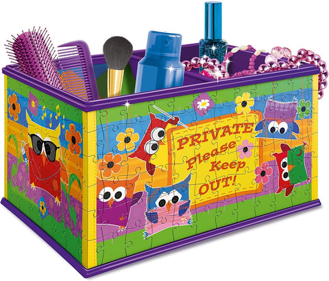 3D Puzzle Funky Owls Storage Box 216pcs.