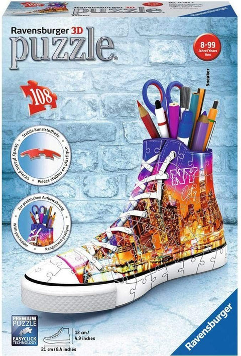 3D Puzzle: Pencil Holder NY City Shoe - Hobby.lt 🇬🇧