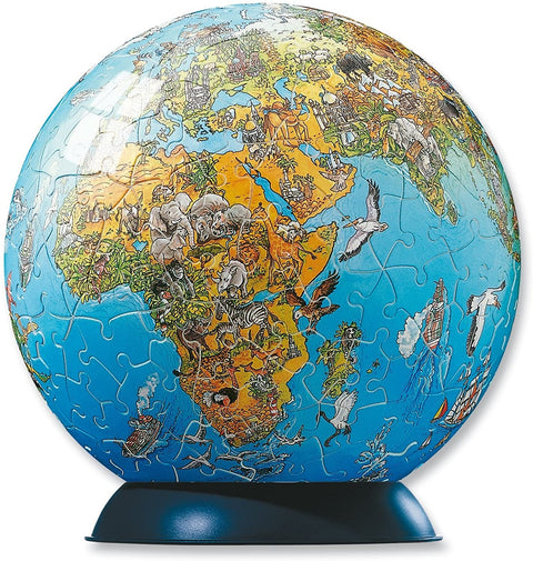 3D Puzzleball 240: Illustrated World Map - Hobby.lt 🇬🇧