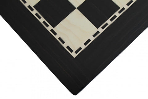 Ebony-Style Wooden Chess Board 50x50 cm, 5 cm Squares, Made in Italy, Gift-Ready
