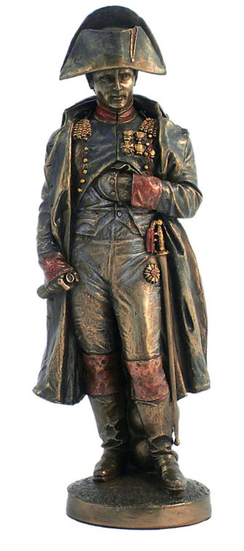 Napoleon Bonaparte Statue, 27cm Bronze-Finish Resin, Made in Italy