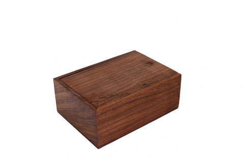 Acacia Wood Chess Piece Storage Box – Made in Italy, 25 x 10 x 7.5 cm