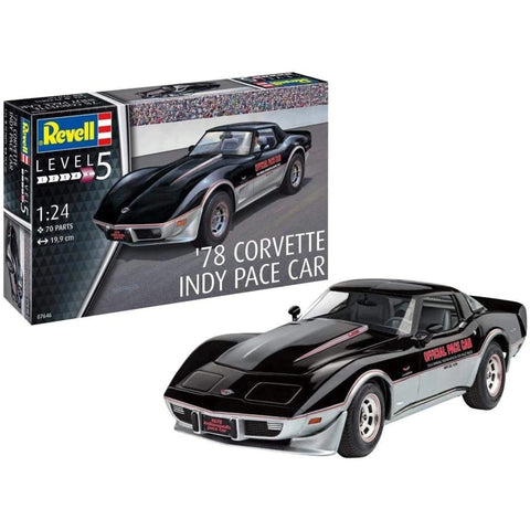 78 Corvette Indy Pace Car - Plastic Modelling Kit By Revell