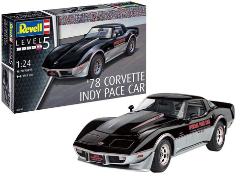 78 Corvette Indy Pace Car - Plastic Modelling Kit By Revell - Hobby.lt 🇬🇧