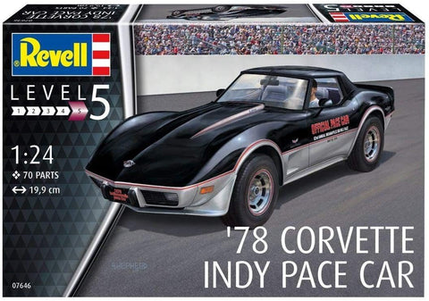 78 Corvette Indy Pace Car - Plastic Modelling Kit By Revell - Hobby.lt 🇬🇧