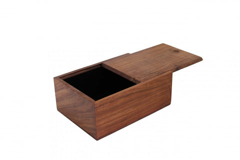 Acacia Wood Chess Piece Storage Box – Made in Italy, 25 x 10 x 7.5 cm