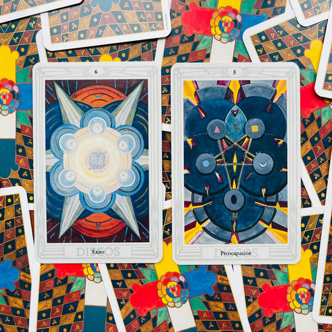 Spanish Cowley Thoth Tarot cards AGM