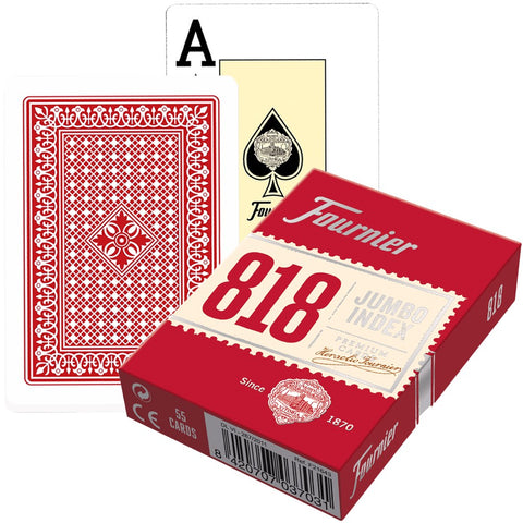 Fournier 818 poker cards (Red)