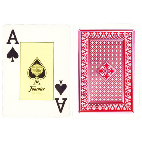 Fournier 818 poker cards (Red)