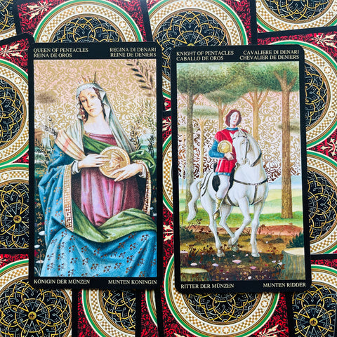 Golden Botticelli Tarot Cards Lo Scarabeo