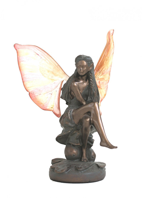 Rhea Fairy Figurine, 11cm Bronze Resin, Hand-Finished, Made in Italy