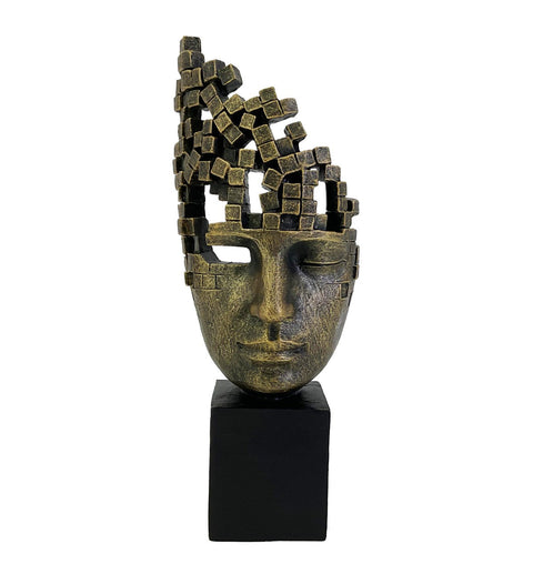 Atmintis Bronze Resin Statue 31cm – Italian Sculpture, Hand-Finished Gift