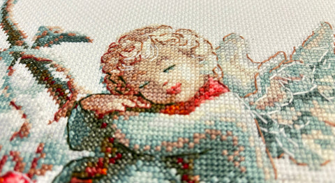 Dreamy Angel - Cross Stitch Kit by Aine