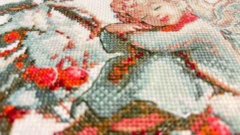 Dreamy Angel - Cross Stitch Kit by Aine