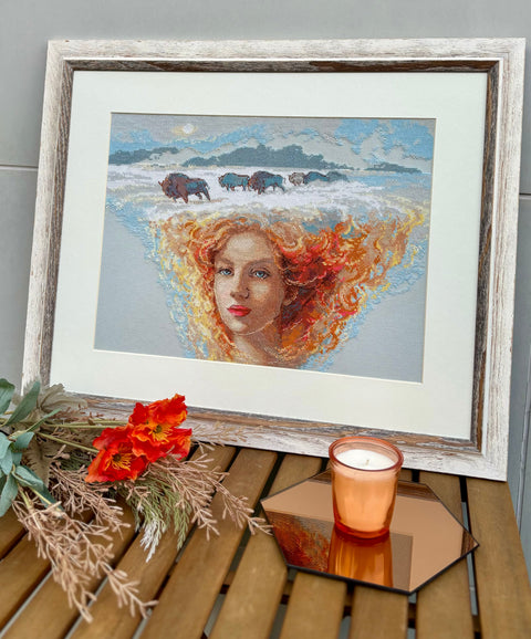 Mother Nature. Earth - Cross Stitch Kit by Aine