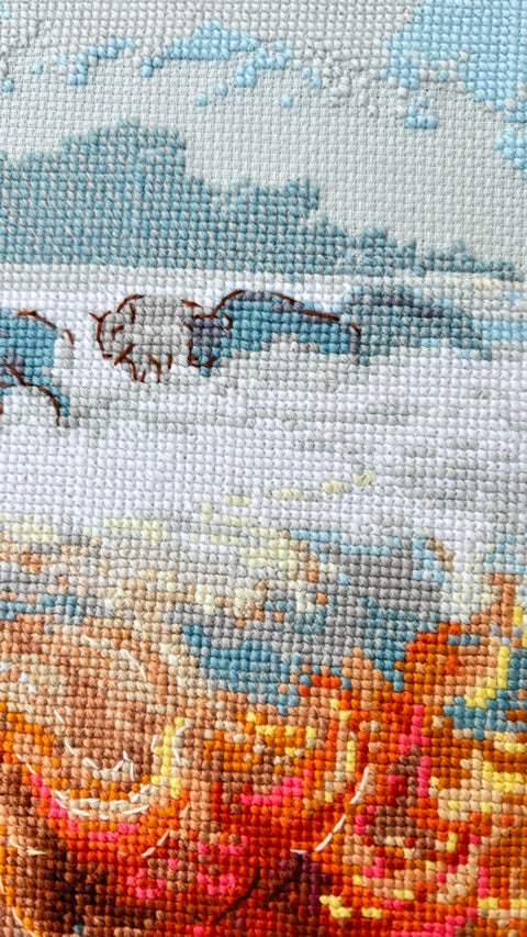 Mother Nature. Earth - Cross Stitch Kit by Aine